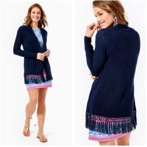 Lilly Pulitzer Navy Tatum Cardigan